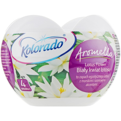 Освежитель воздуха Kolorado Гелевый Цветок лотоса 150 г (5902506009608) Винница - изображение 1