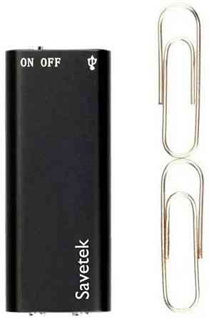 Міні диктофон  Savetek 200 8,16,32Gb 30 часов беспрерывной записи. Харків