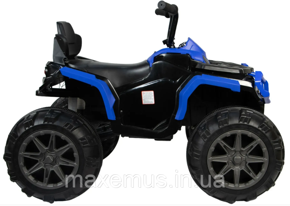 Мощный детский электроквадроцикл аккумуляторный НМ 1288 электрический квадроцикл для детей до 30 кг синий Мостиска - изображение 13