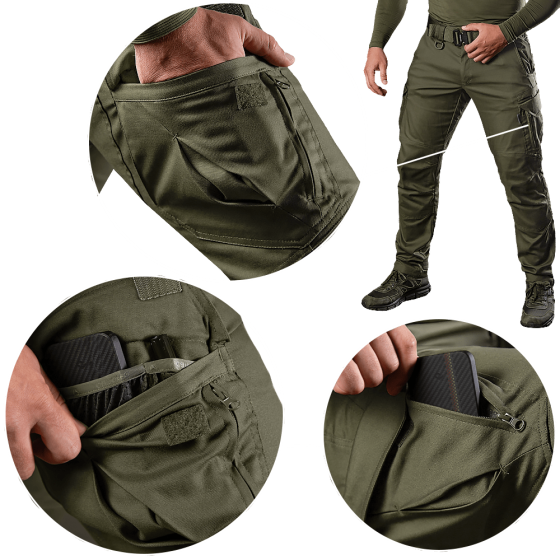 Тактичні штани Спартанець Canvas (Оливкові) розмір 2XL Вінниця