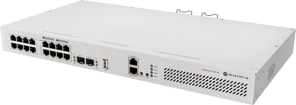 Комутатор MikroTik CRS418-8P-8G-2S+RM ( 17433 ) Харків - фото 2