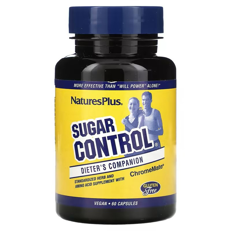 Контроль цукру Nature's Plus Sugar Control, Dieter's Companion 60 Capsules Луцьк - фото 1