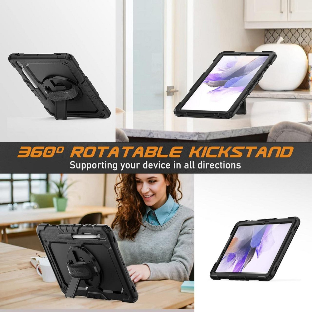 Фірмовий протиударний чохол Timecity на Samsung Galaxy Tab S7 FE/S7+/S8+ 12.4" Дніпро - фото 4