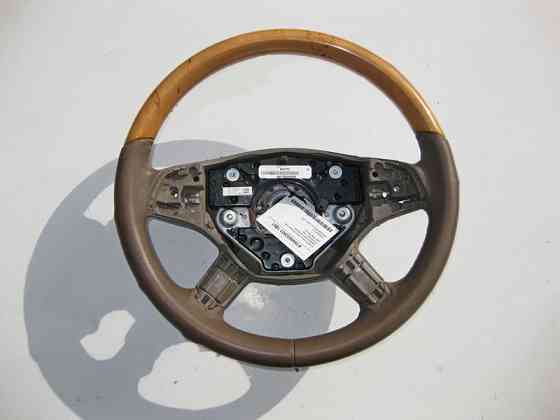 Mercedes-Benz  A1644602903 1B61 Рульове колесо - кермо темно-бежева шкіра з деревом світла береза GL X164 Одесса
