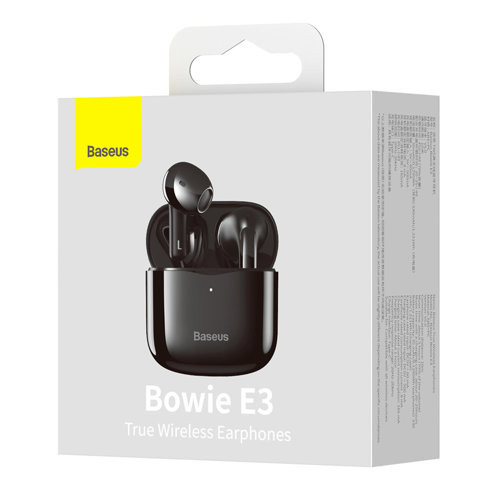 Бездротові Bluetooth навушники Baseus Bowie E3 TWS з вбудованим мікрофоном NGTW080001 (Чорні) Миколаїв - фото 10
