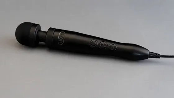 Вібромасажер DOXY Die Cast 3 Matt Black, дуже потужний, живлення 220В, металевий корпус Львів