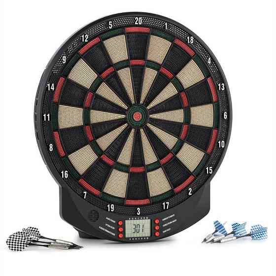 Dartomat дартс дартс машина м'який наконечник 26 ігор звук (Німеччина, читати опис) Рівне