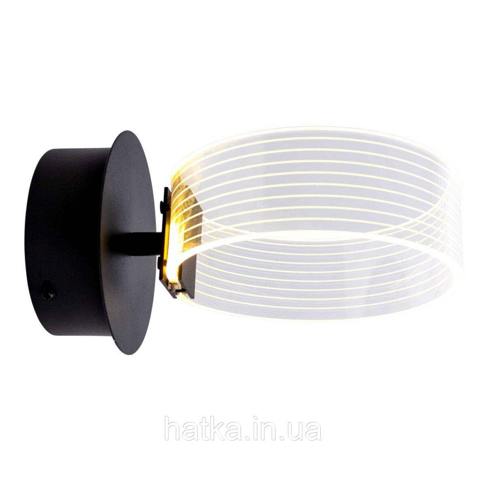 Бра настенная светодиодная акриловая Sirius N 3705-1 BLACK 12W Киев - изображение 4