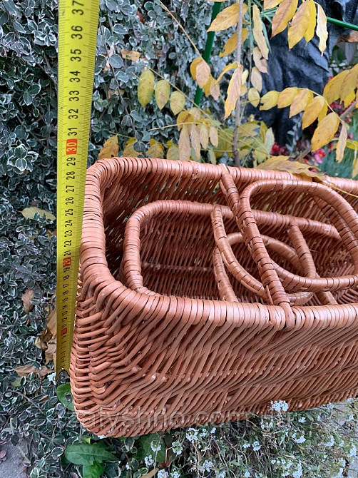 Набор корзин сумок плетеных кофейных Киев - изображение 8