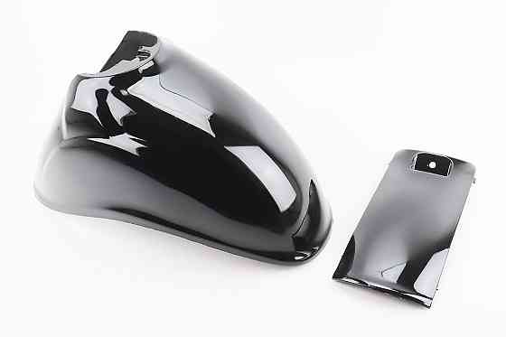 Honda GIORNO AF-24 пластик - крило переднє к-кт 2 деталі, ЧОРНИЙ Киев