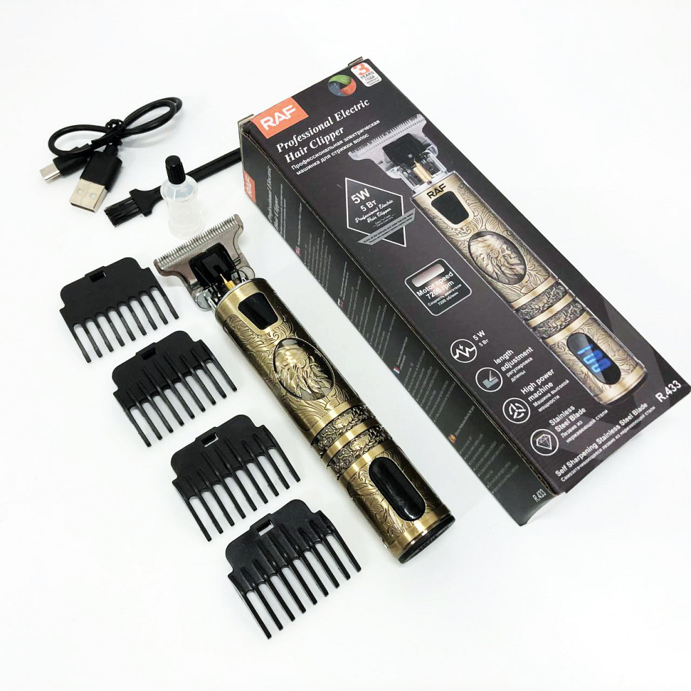 Машинка для стрижки аккумуляторная с насадками, Малошумная машинка для стрижки волос QL-79 Львов - изображение 10