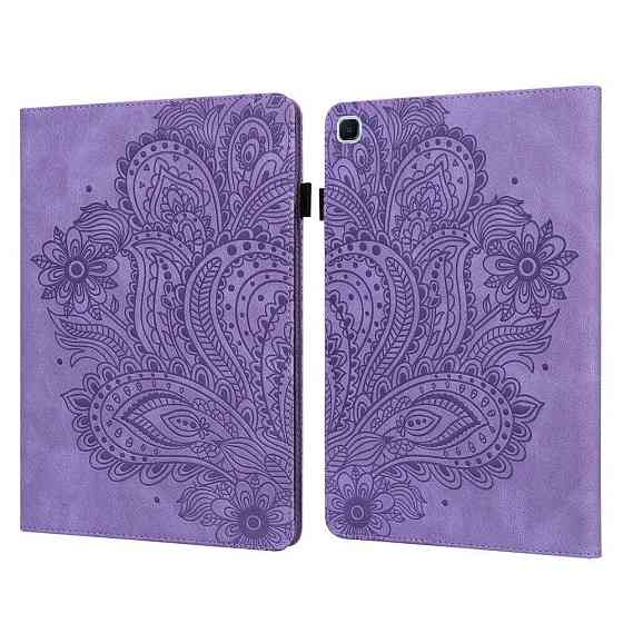 Захисний чохол UniCase Flower до Samsung Galaxy Tab S6 lite / S6 Lite (2022) - Purple Дніпро