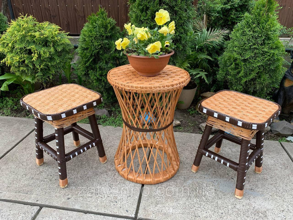 Набор плетеной мебели с высоким столом Киев - изображение 2