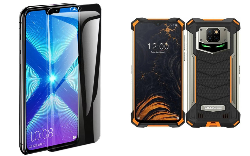 Защитное стекло NeoGlass для Doogee S88 Plus, S88 Pro – ультрапрозрачное и устойчивое Киев - изображение 2