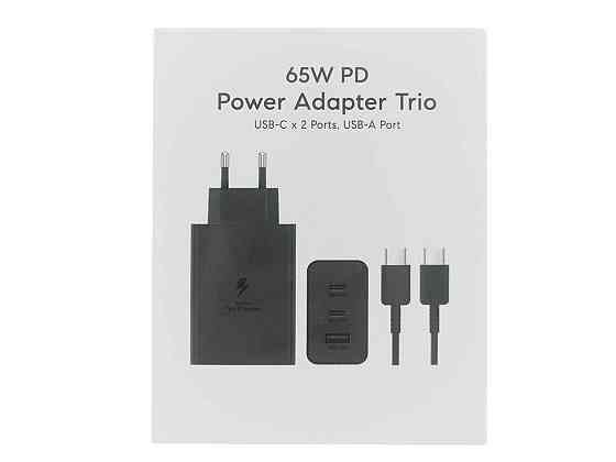 Сетевое зарядное устройство Type-C to Type-C 65W PD65W/PD25W/USB15W ТМ Samsung Киев