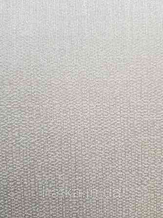 Текстильні шпалери на флізелін Da capo RaschTextil 085579 однотонні структурні смужка бежева з сріблом Київ