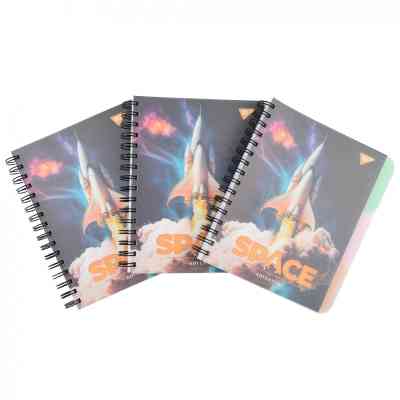 Блокнот Yes А5 Space adventure 144 аркуша пластикова обкладинка (681955) Вінниця