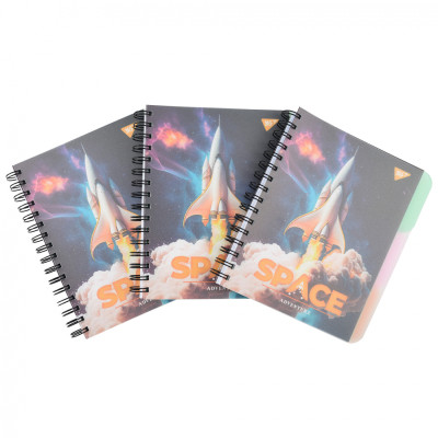 Блокнот Yes А5 Space adventure 144 листа пластиковая обложка (681955) Винница - изображение 2