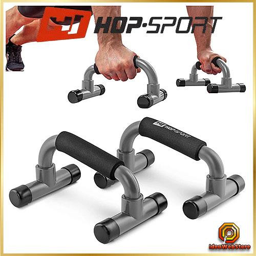 Упоры для отжиманий HS-P010PU для дома фитнеса и тренировки грудных и плечевых мышц с прочной конструкцией Киев - изображение 1