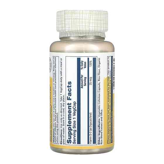 Вітамін Д2 Solaray Vitamin D-2 25 mcg 60 вег капс Київ