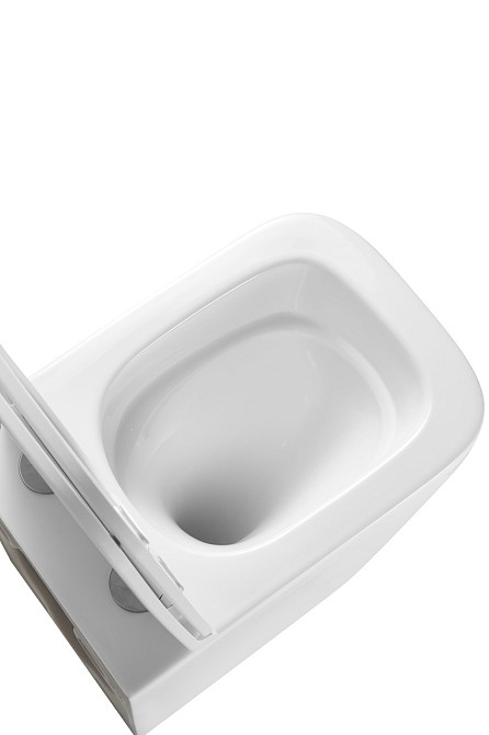 Подвесной унитаз Mixxus Premium Quadro-0301-T3 490x340x360mm, система смыва TORNADO 3.0 (MP6453) Киев - изображение 8