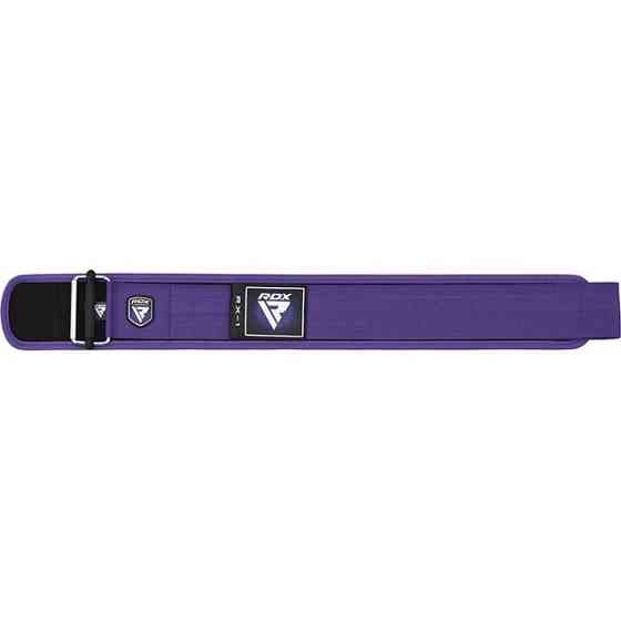 Пояс для важкої атлетики RDX RX1 Weight Lifting Belt Purple XS Каменское
