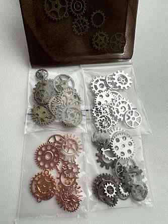 Шармы-шестеренки в стиле стимпанк для рукоделия 100 г Киев