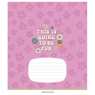 Зошит Школярик Cool phrases 12 аркушів клітинка (012-3350K) Вінниця - фото 4