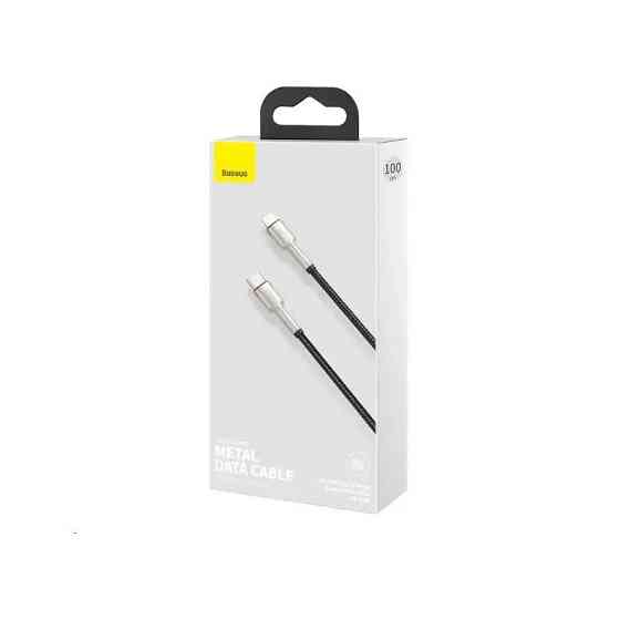 Кабель Type-C - Lightning Baseus Cafule Series Metal дата-Кабель Type-C - Lightning PD 20W 1m цвет черный Одесса