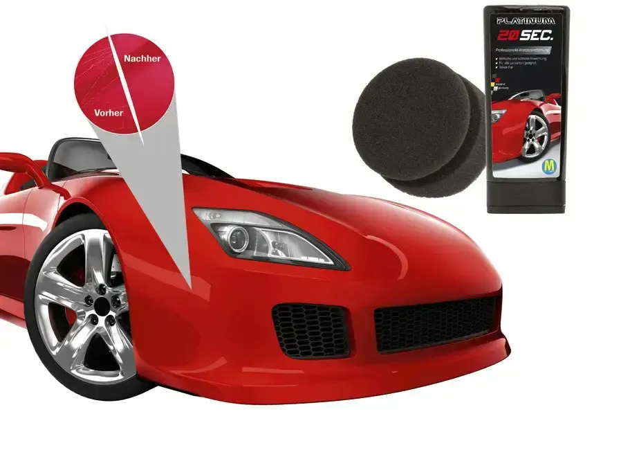 Средство для удаления царапин на автомобиле Platinum 20 sec. Паста от царапин на машине. Полироль для авто Коломыя - изображение 3