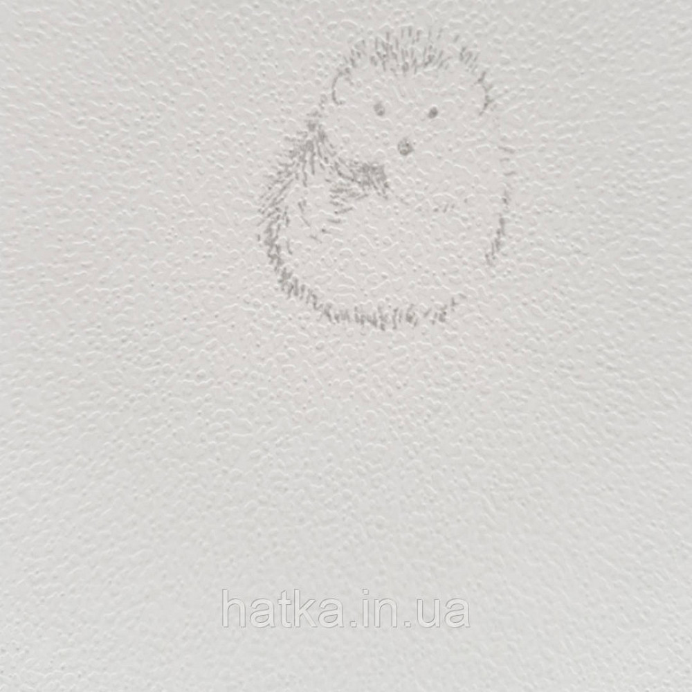 Шпалери флізелінові дитячі Lutece Tartine et Chocolat біла основа світло сірі мишки їжачки баранці зайчики Київ - фото 4