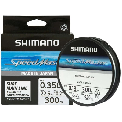 Леска Shimano Speedmaster Surf Mono 300m 0.35mm 10.21kg (2266.46.48) Винница - изображение 1