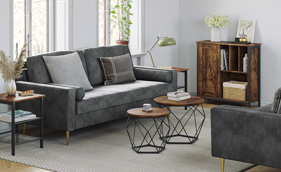 Комплект журнальних столиків Leobert Watson 2 шт в стилі Loft Киев - изображение 10