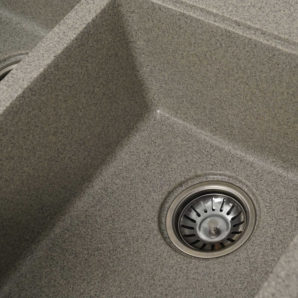 VALESO Гранітна мийка для кухні VALESO 7850 HARMONY матова Сіра Коломыя - изображение 5