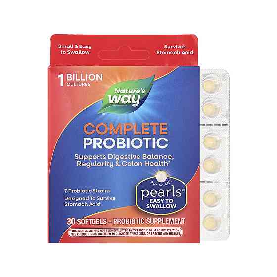 Пробіотик Nature's Way Pearls Complete Probiotic 30 капсул Луцьк