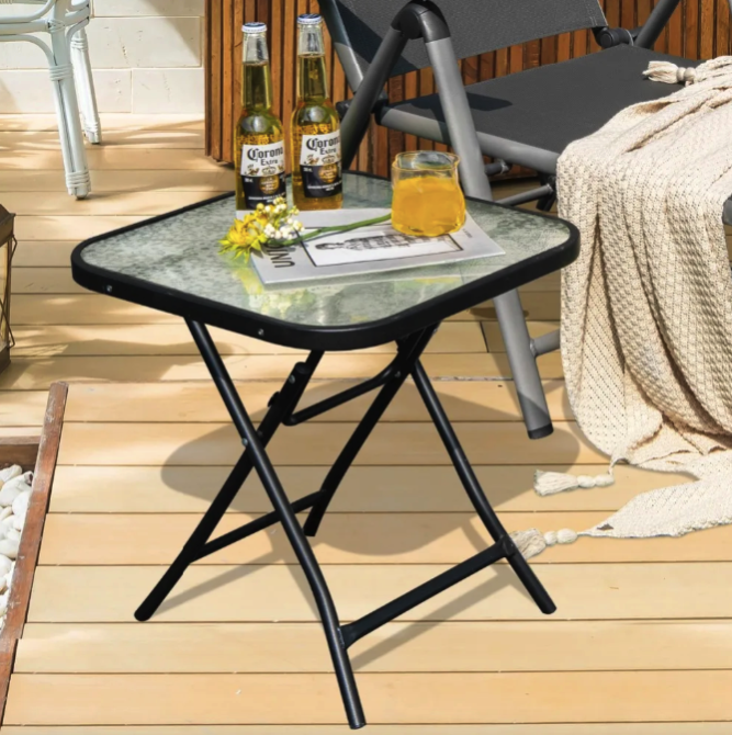 Садовий стіл Costway Kontrast розкладний Київ - фото 2