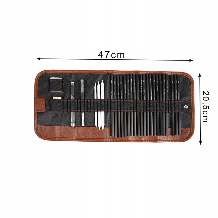 Набор инструментов для черчения 29 предметов с чехлом Maaleo (26134) Нововолынск - изображение 7