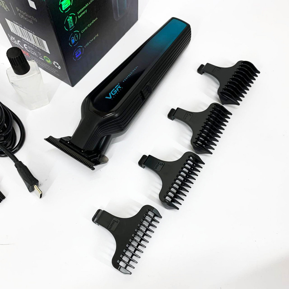Практична машинка для стрижки волосся VGR V-930, Електромашинка для стрижки Набір машинок NP-39 Львів - фото 6