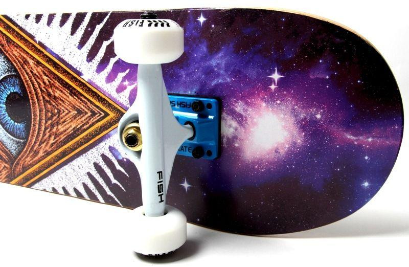 Скейт дерев'яний FISH "Піраміда", навантаження до 90 кг. Одеса - фото 5