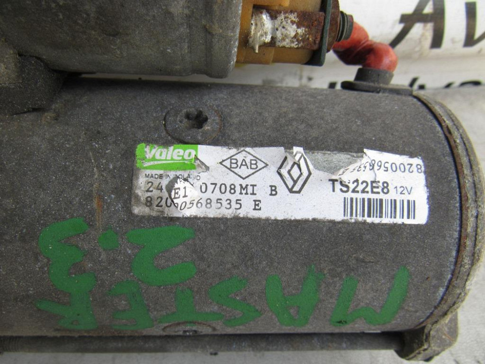 Стартер Renault Master III 2.3 dci 2010-2016 (8200568535) Ковель - фото 3