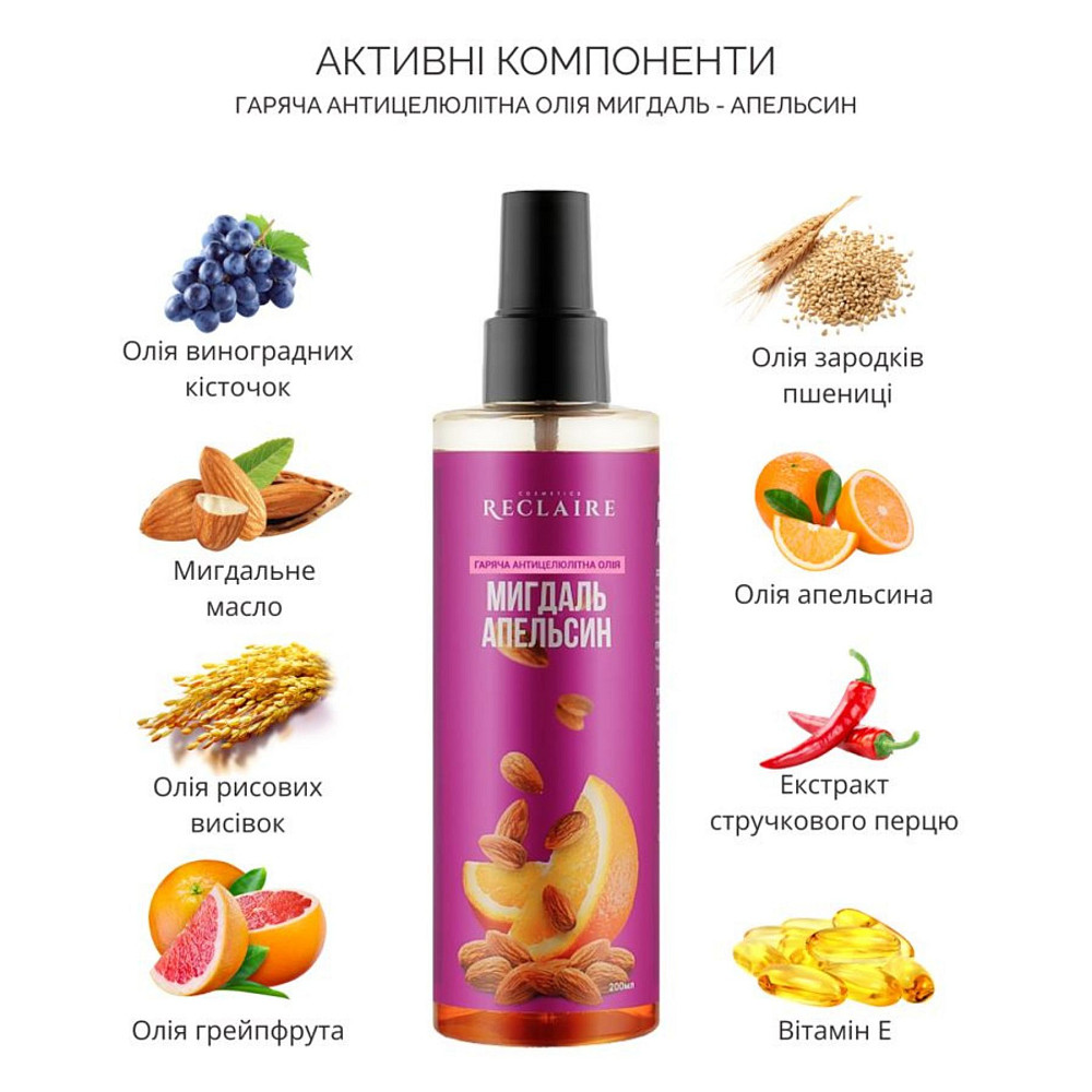 Антицеллюлитный массажный набор для тела: Скребок гуаша+горячее масло Reclaire cosmetics Киев - изображение 15