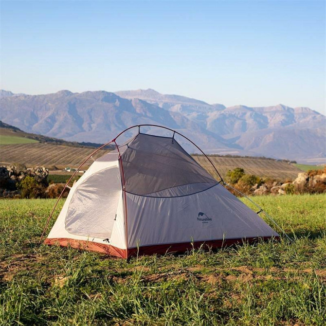 Намет надлегкий двомісний  з футпринтом Naturehike Cloud Up 2 Updated NH17T001-T,  20D, сірий Київ - фото 6