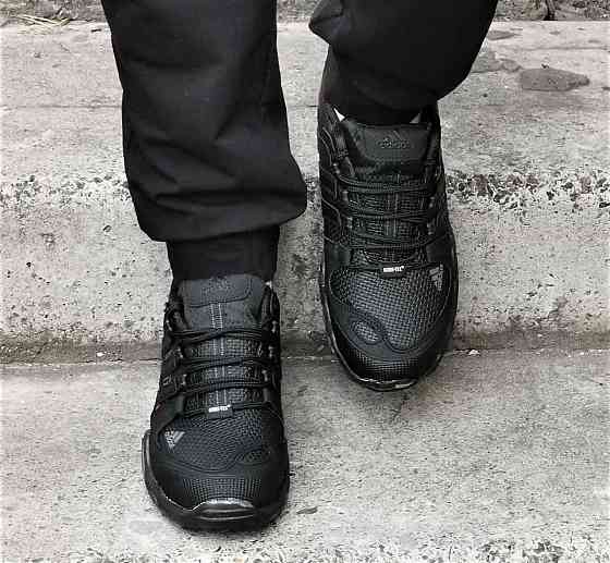 Термо Кроссовки Adidas Terrex Мужские Черные Адидас Терекс Еврозима Gore-Tex (размеры: 40,41,42,43,44) Днепр