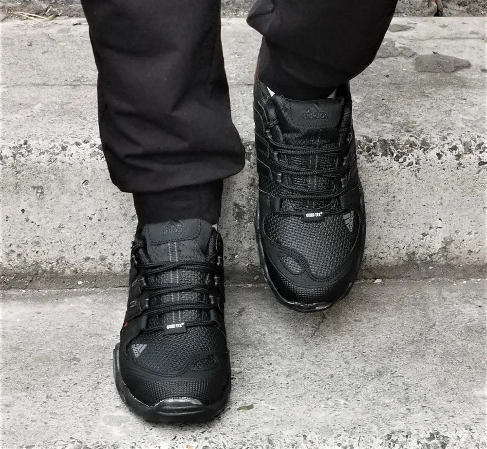 Термо Кроссовки Adidas Terrex Мужские Черные Адидас Терекс Еврозима Gore-Tex (размеры: 40,41,42,43,44) Днепр - изображение 3