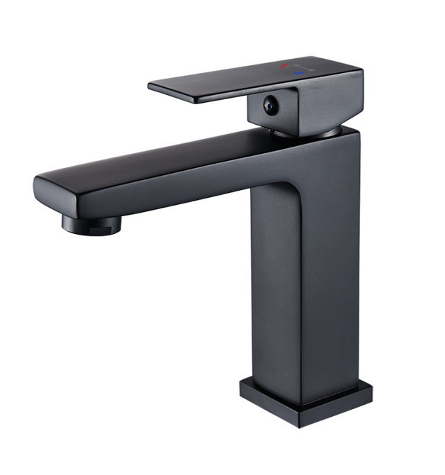 Змішувач для раковини Imprese KARLOV чорний мат Київ - фото 1