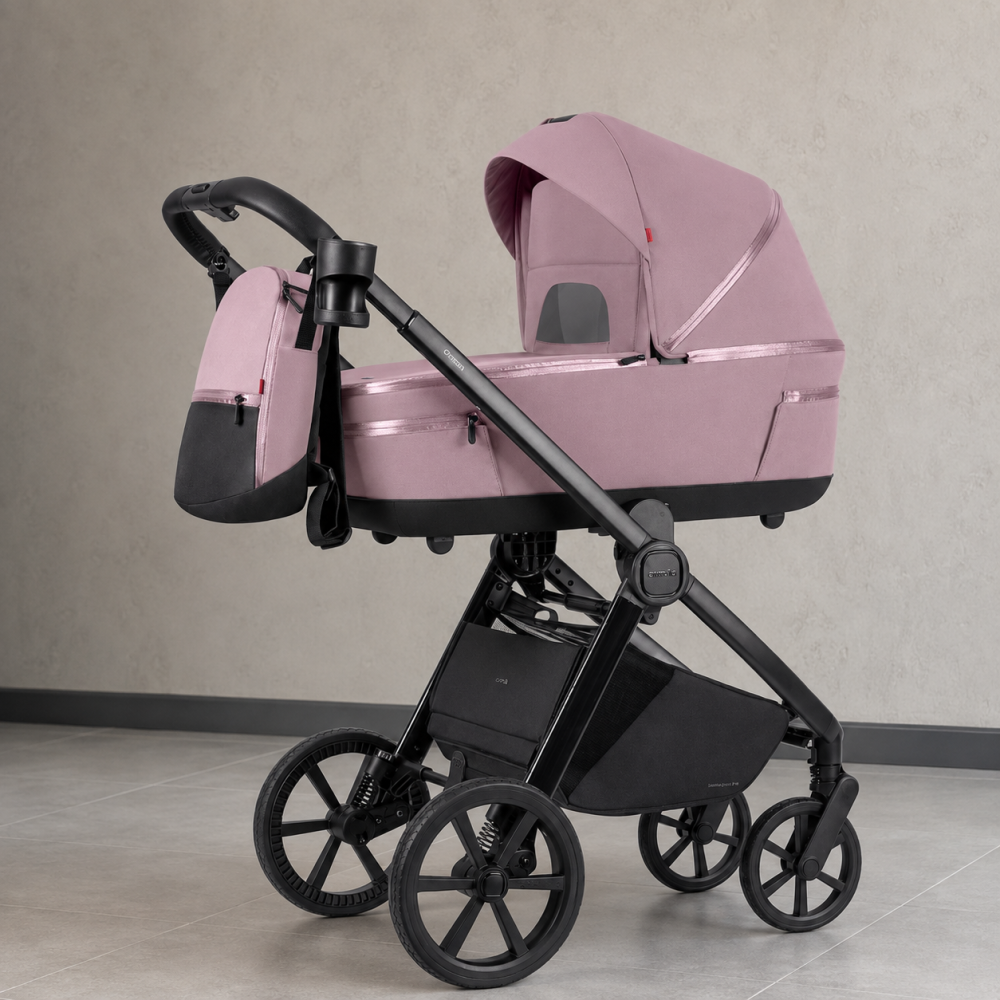 Коляска универсальная CARRELLO Omega CRL-6540/1 Galaxy Pink 2в1, с люлькой и прогулочным блоком Киев - изображение 1