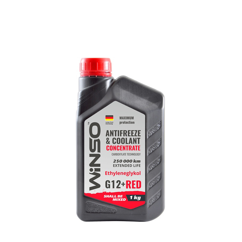 Антифриз Winso Antifreeze & Coolant Red G12+ червоний концентрат 1кг Львів - фото 1