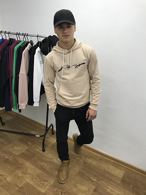 Спортивний костюм унісекс з АРТ картинкою "Створення Адама" Худді + джогери Чернівці - фото 1