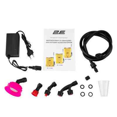 Обприскувач 2E AquaSpray 18LR 18л, 12В, 1х8Ah, 4.5бар, 2.9л/хв, 5кг, вольтметр (2E-18LBS) Вінниця