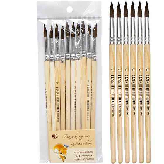 Пензлик художній "Білка №6" 89600, 1 шт Вінниця